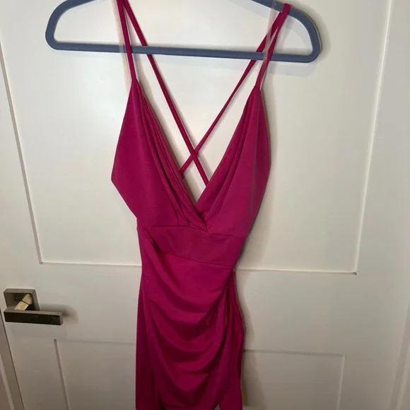 Windsor Fuchsia Mini Dress - Picture 4 of 5